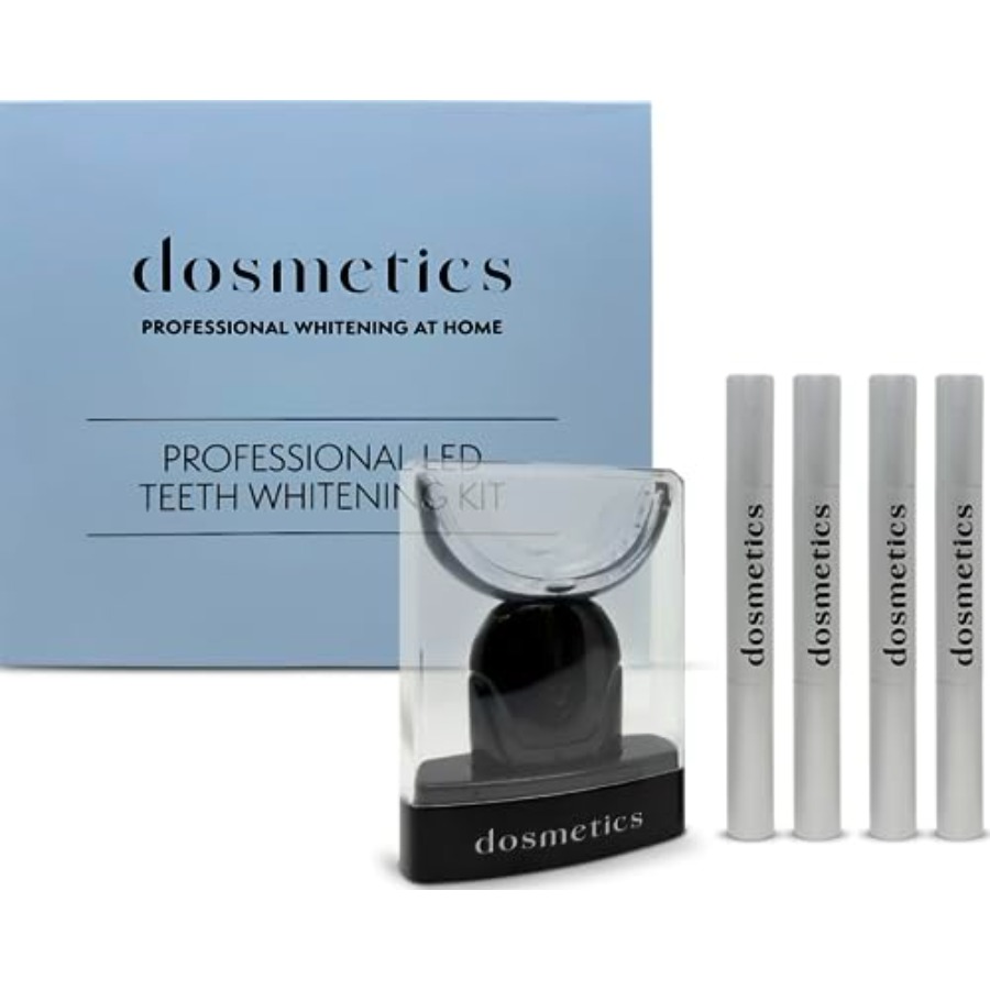 Teeth Whitening Gel - Teeth Whitening Kit with LED Light
