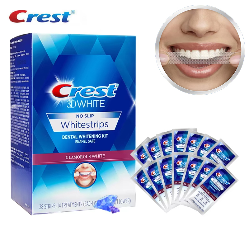 Whitening Strip 3D - Crest 3D Whitestrips Dental Bleach Teeth