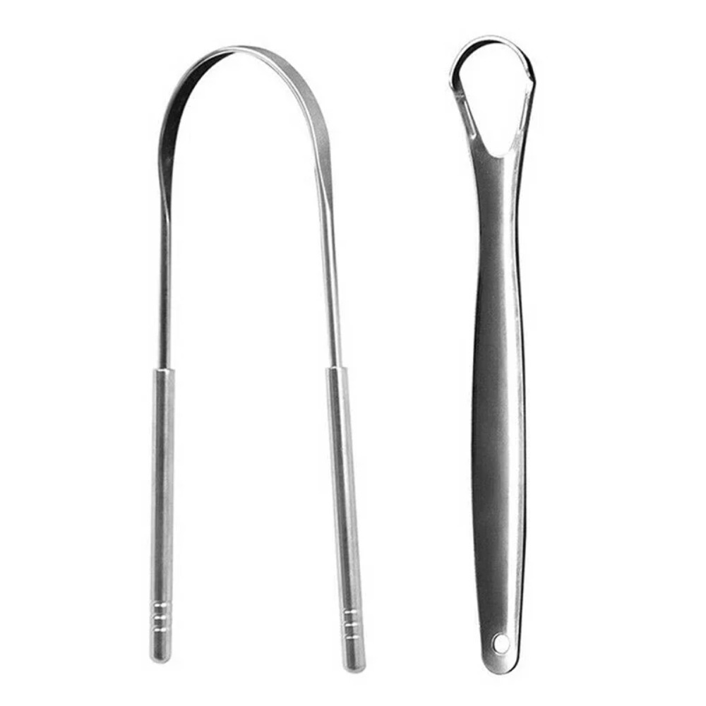 Tongue Scraper Metal - 2Pcs Tongue Scraper Stainless Steel Tongue