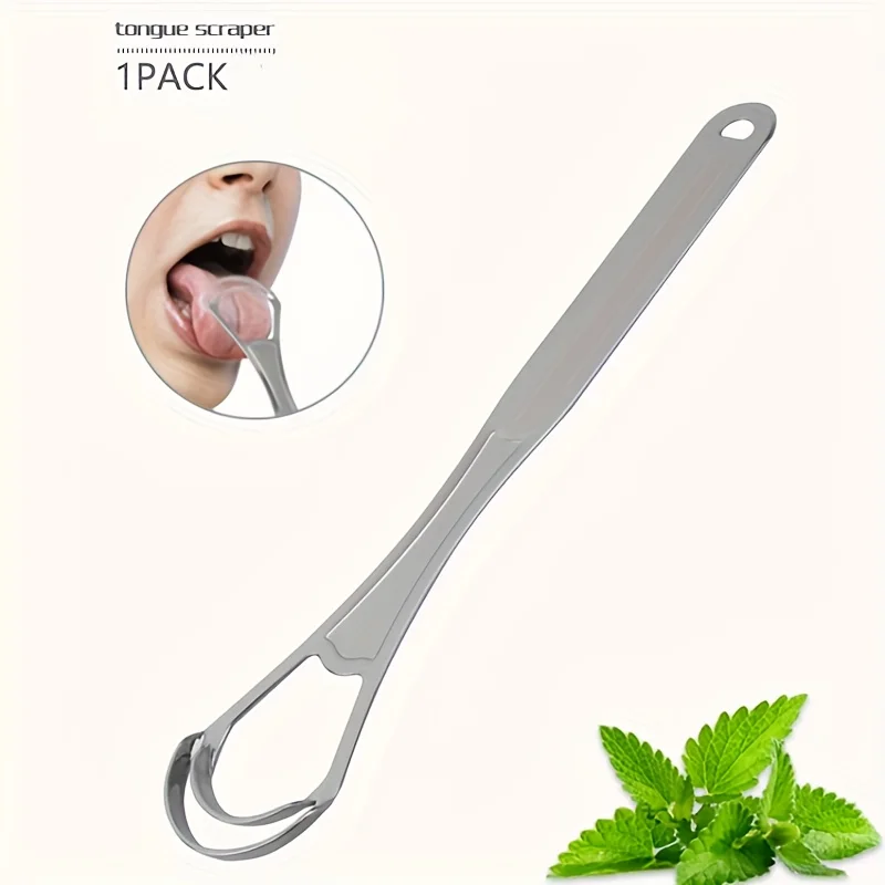 Double-layer Tongue Cleaner Br - огляд і ціна Tongue Scraper Metal