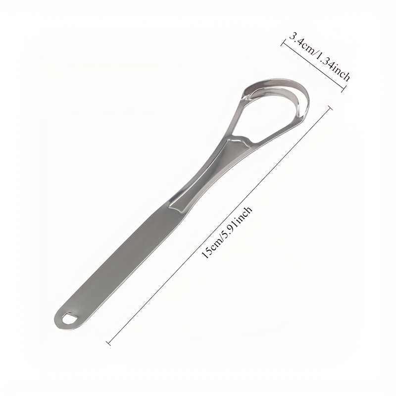 Double-layer Tongue Cleaner Br - огляд і ціна Tongue Scraper Metal