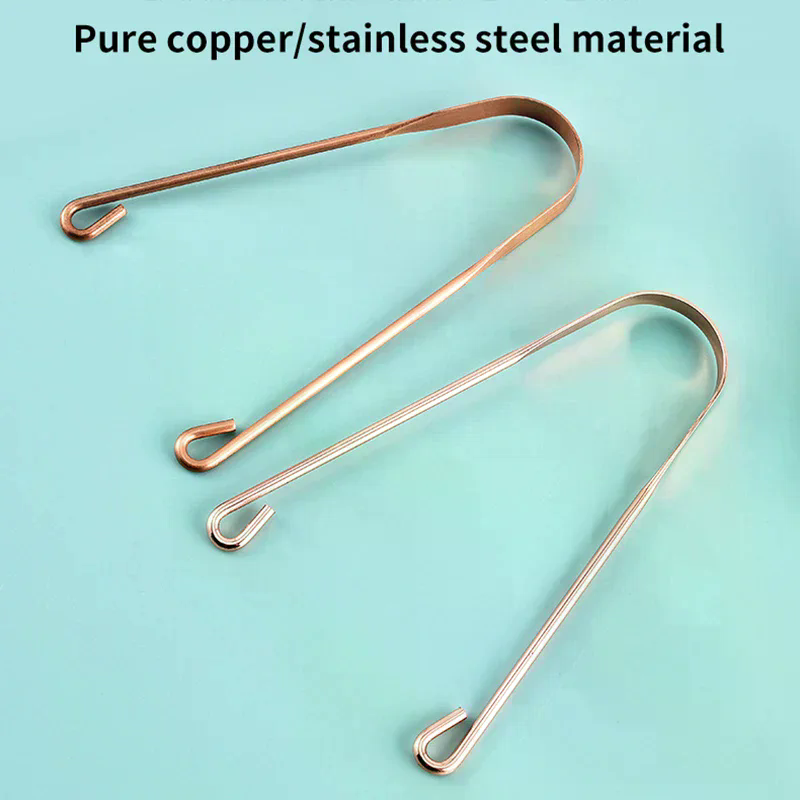 1Pc Stainless Steel Tongue Scr - огляд і ціна Tongue Scraper Metal