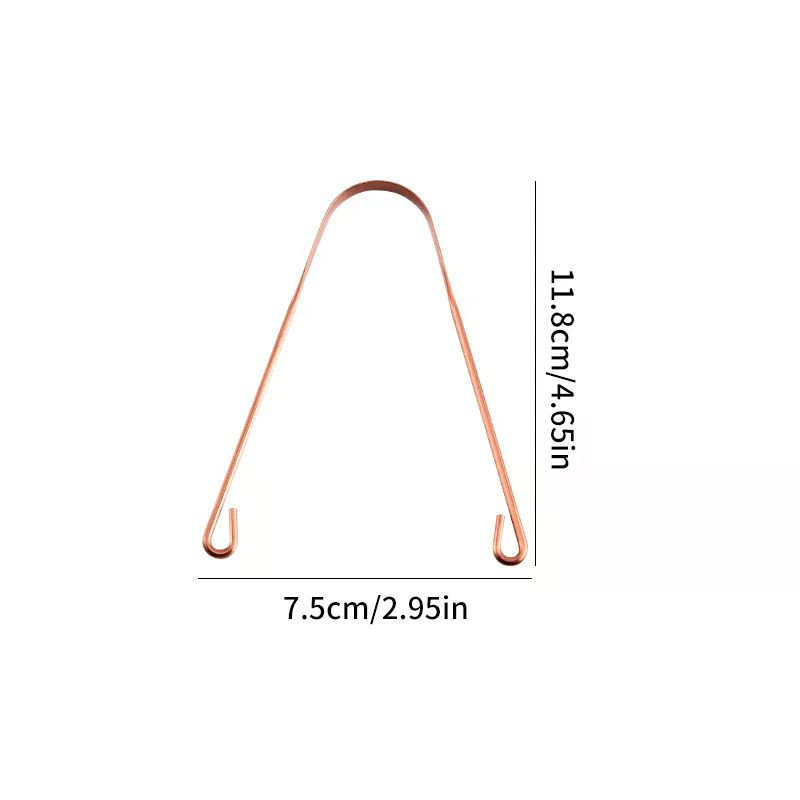 1Pc Stainless Steel Tongue Scr - огляд і ціна Tongue Scraper Metal