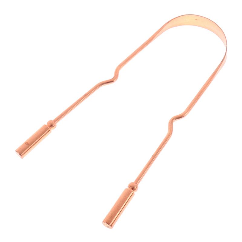 1Pc Pure Copper Tongue Scraper - огляд і ціна Tongue Scraper Metal
