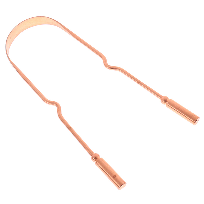 1Pc Pure Copper Tongue Scraper - огляд і ціна Tongue Scraper Metal