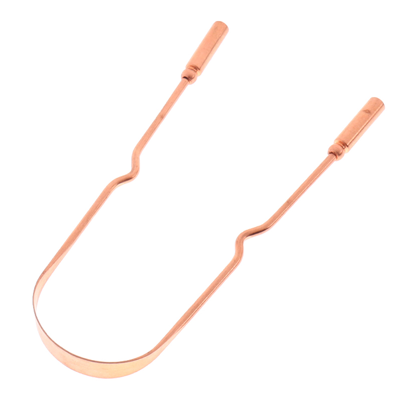 1Pc Pure Copper Tongue Scraper - огляд і ціна Tongue Scraper Metal