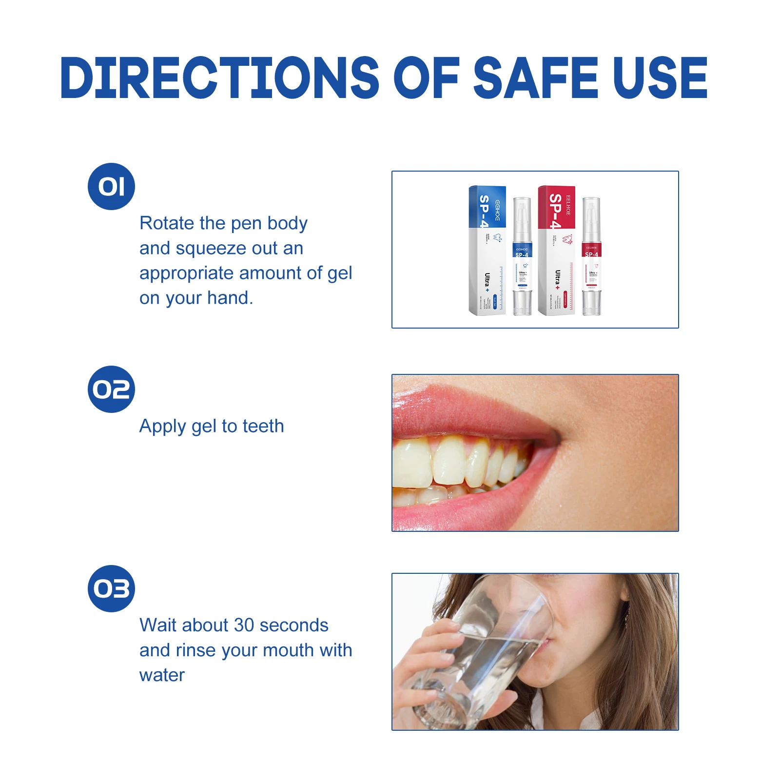 2pcs Gum Repair Gel Spray Deep - огляд і ціна Teeth Whitening Xylitol