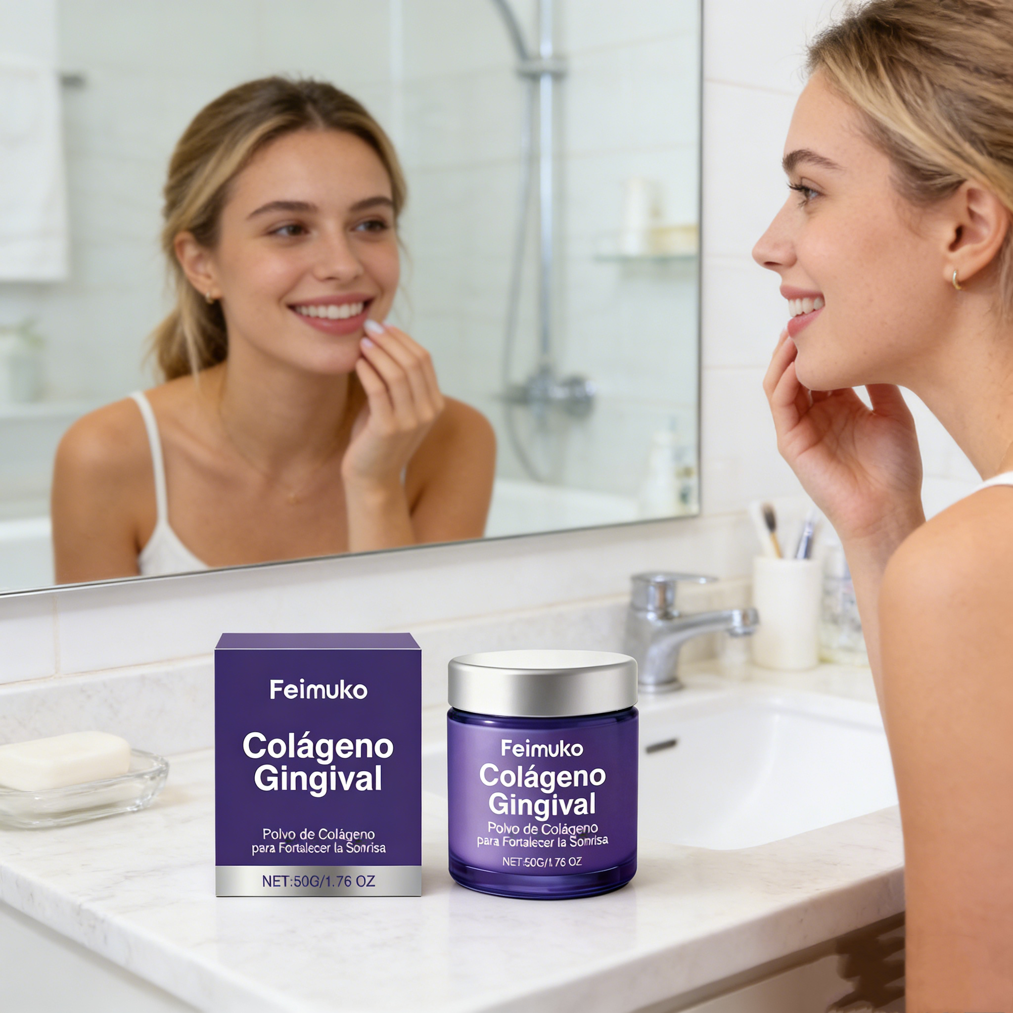 Collagen Teeth Cleaning Powder - огляд і ціна Teeth Paint Whitening