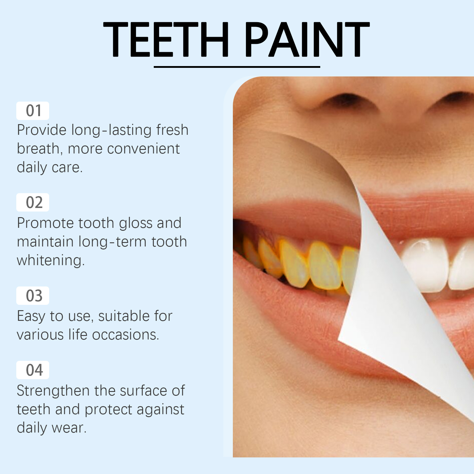 Dental Care Enamel Paint Teeth - огляд і ціна Teeth Whitening Xylitol
