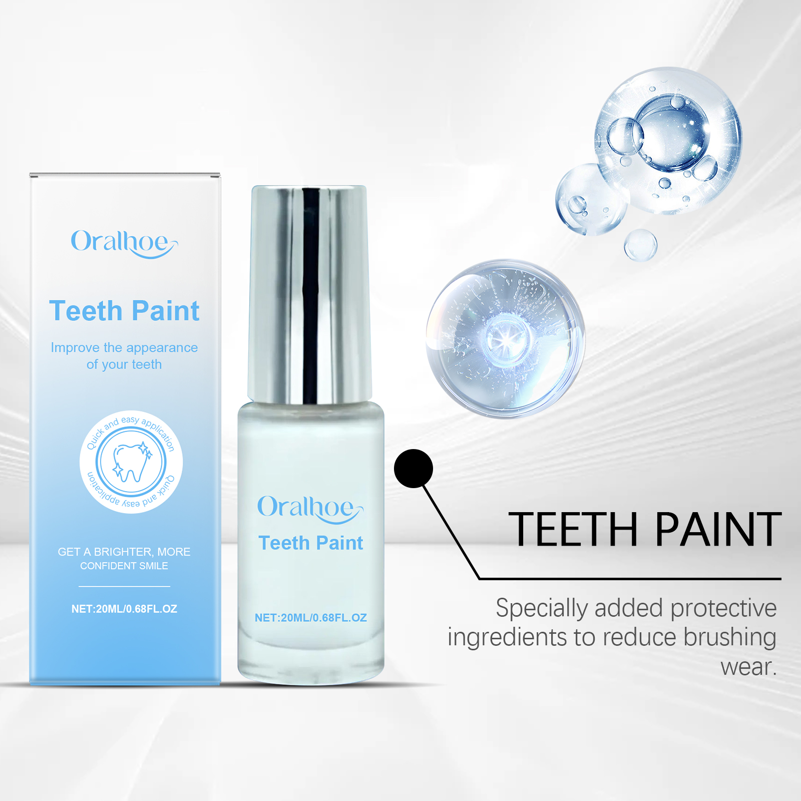 Dental Care Enamel Paint Teeth - огляд і ціна Teeth Whitening Xylitol
