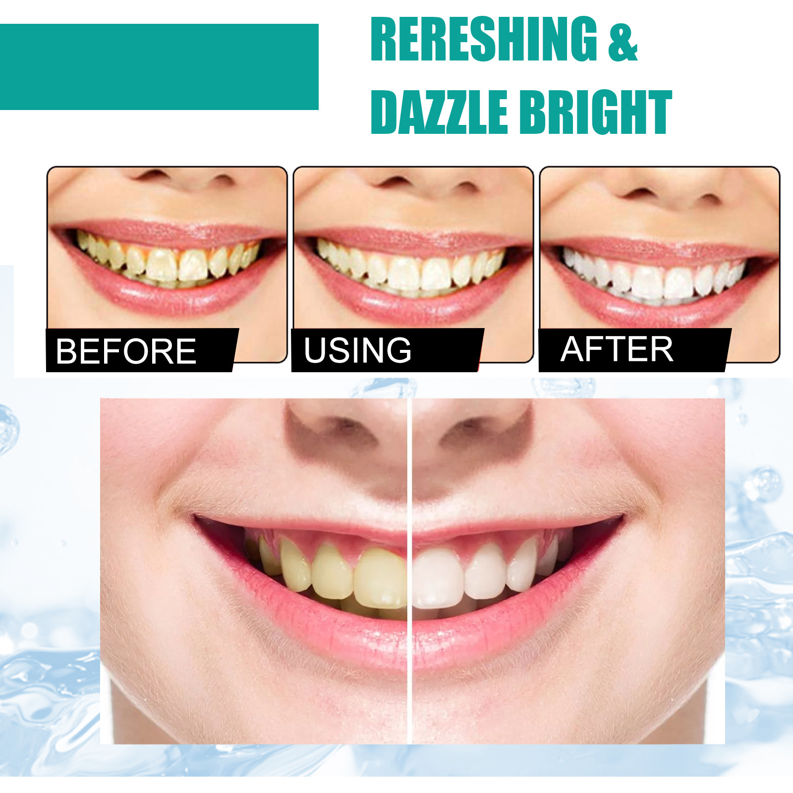 Mint Tooth Powder Fresh Breath - огляд і ціна Teeth Paint Whitening