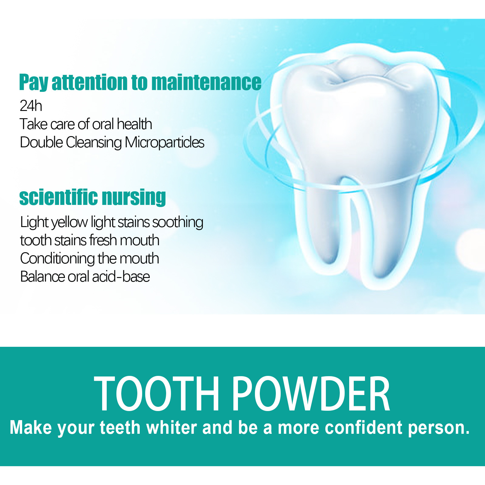 Mint Tooth Powder Fresh Breath - огляд і ціна Teeth Paint Whitening