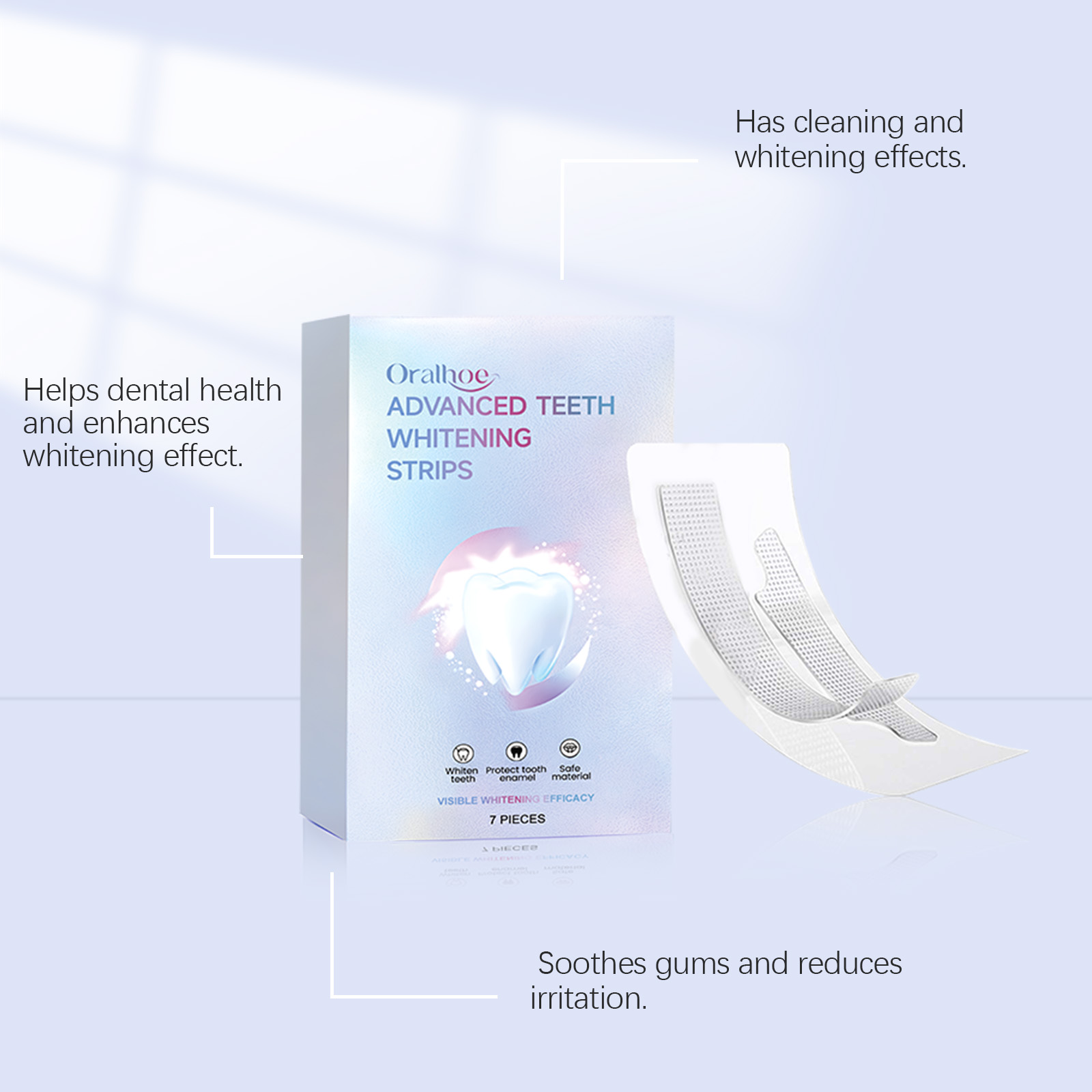 ORALHOE 7pcs Whitening Strips  - огляд і ціна Teeth Whitening Or Bleaching