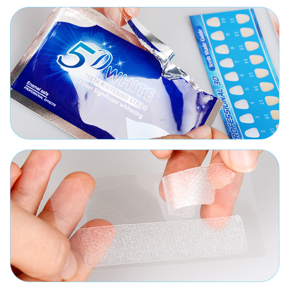 3D/5D/9D Whitening Teeth White - огляд і ціна Whitening Strip 3D