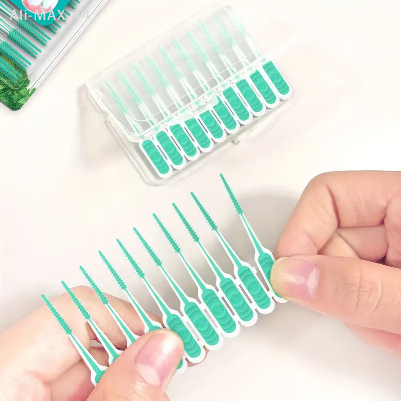100Pcs Dental Silicone Toothpi - огляд і ціна Dental Floss Picks