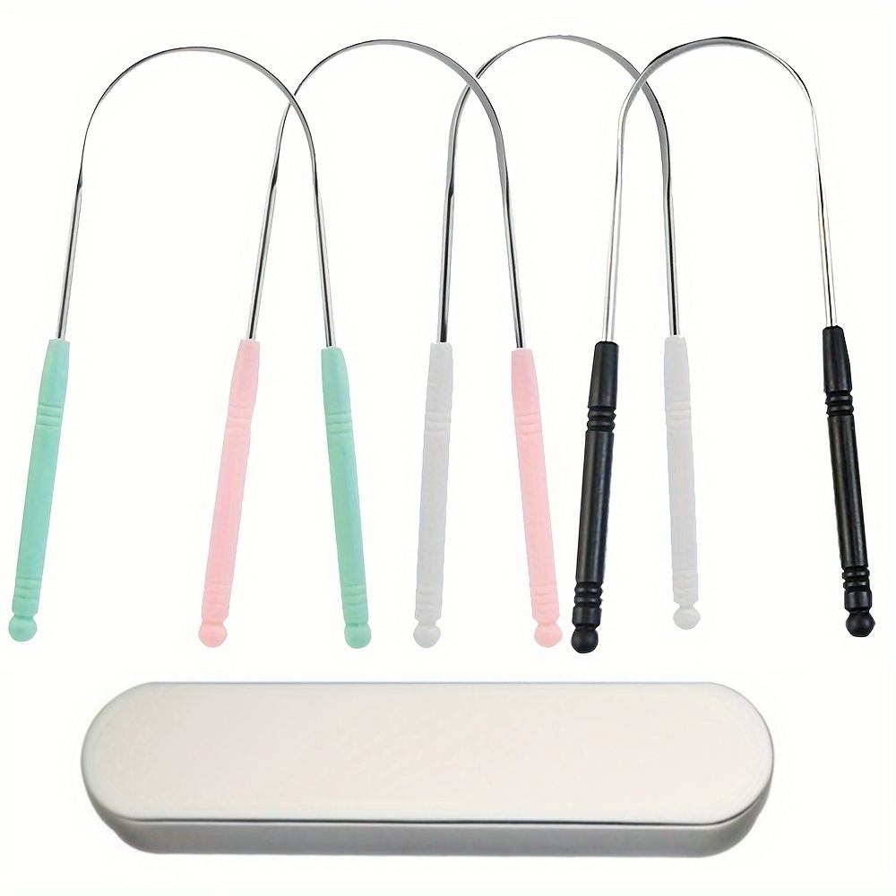 1PCS Stainless Steel Tongue Sc - огляд і ціна Tongue Scraper Metal