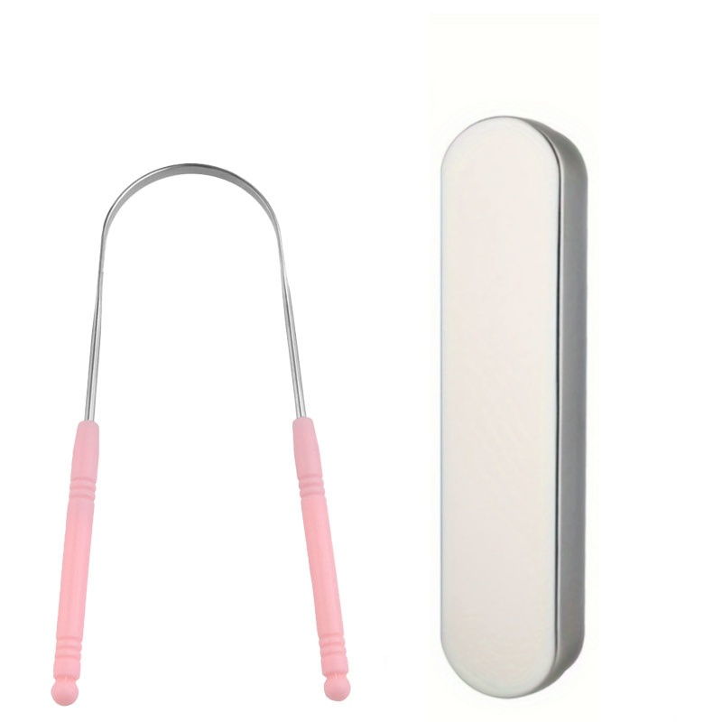 1PCS Stainless Steel Tongue Sc - огляд і ціна Tongue Scraper Metal