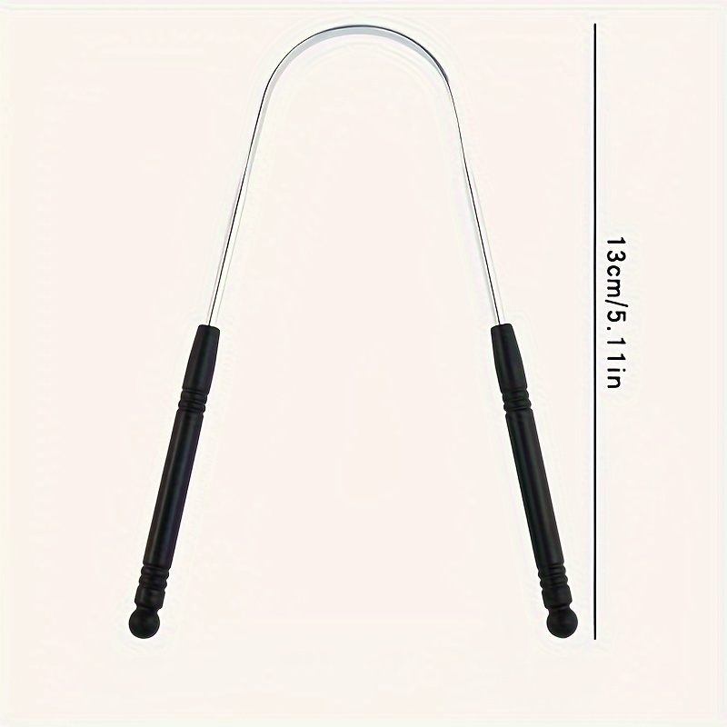 1PCS Stainless Steel Tongue Sc - огляд і ціна Tongue Scraper Metal