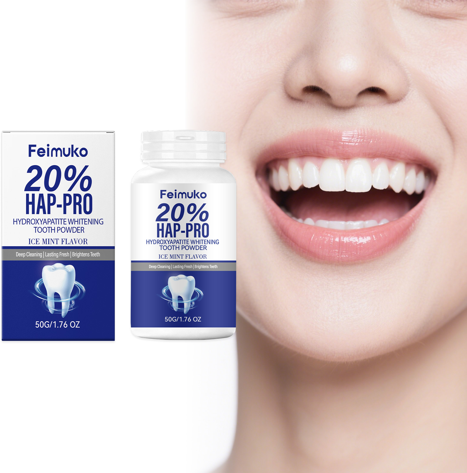 20% Hydroxyapatite Tooth Powde - огляд і ціна Teeth Paint Whitening