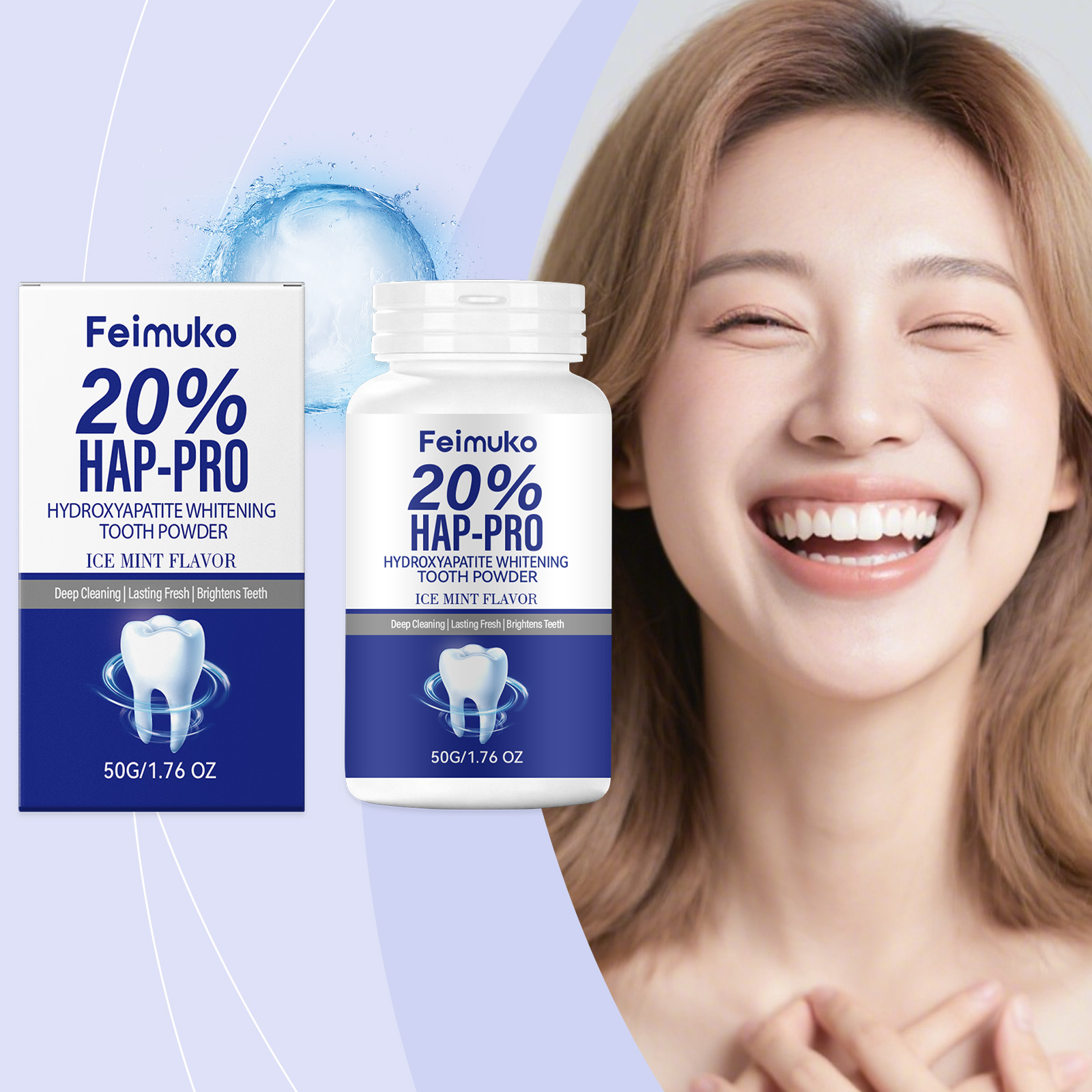 20% Hydroxyapatite Tooth Powde - огляд і ціна Teeth Paint Whitening