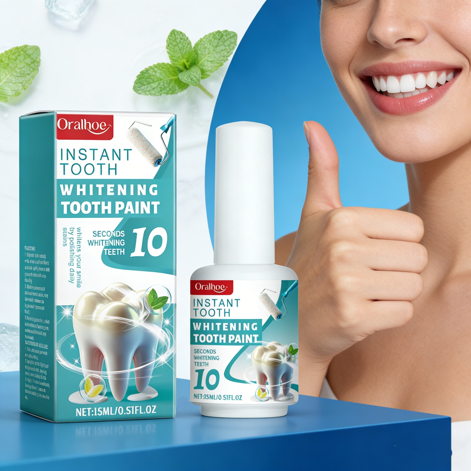 Instant Teeth Whitening Paint  - огляд і ціна Teeth Paint Whitening