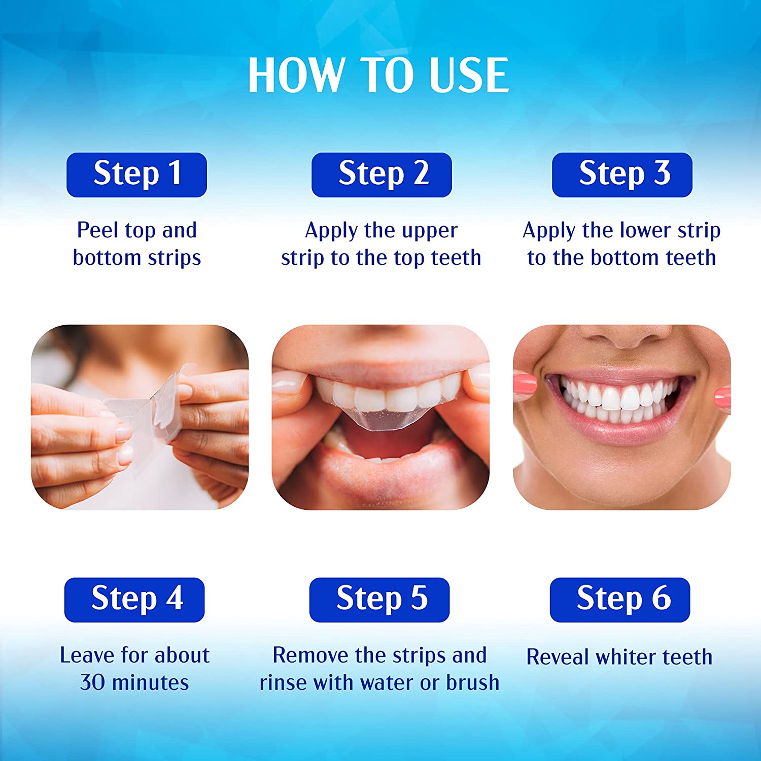 28Pcs Professional Teeth White - огляд і ціна Whitening Strip 3D