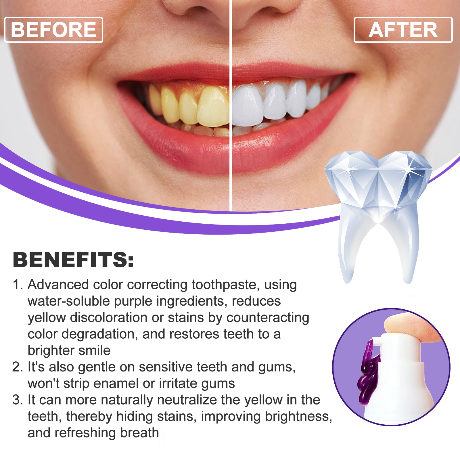 EELHOE Smiles Bright White Ref - огляд і ціна Teeth Whitening Xylitol
