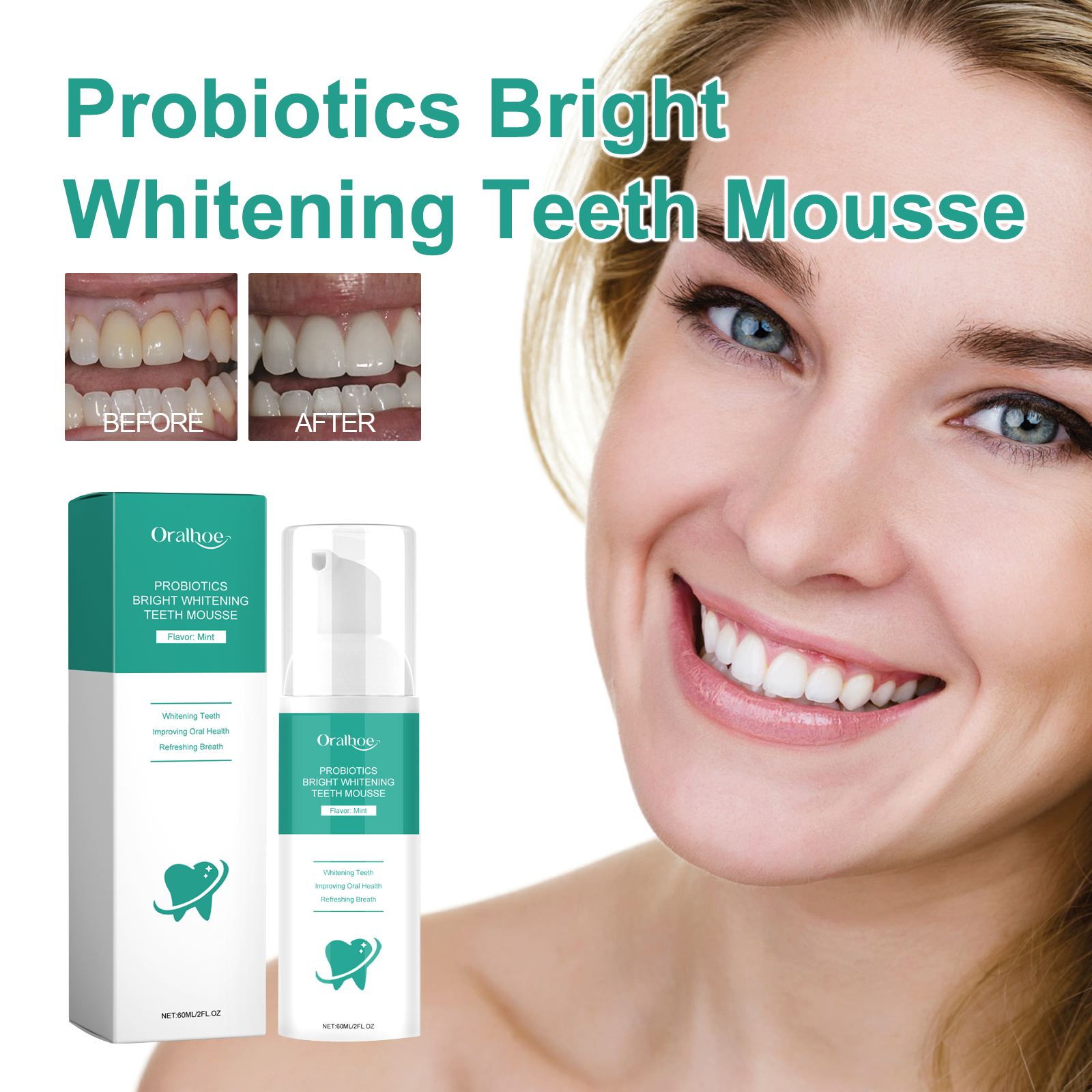 Probiotic Toothpaste Whiten To - огляд і ціна Teeth Whitening Xylitol