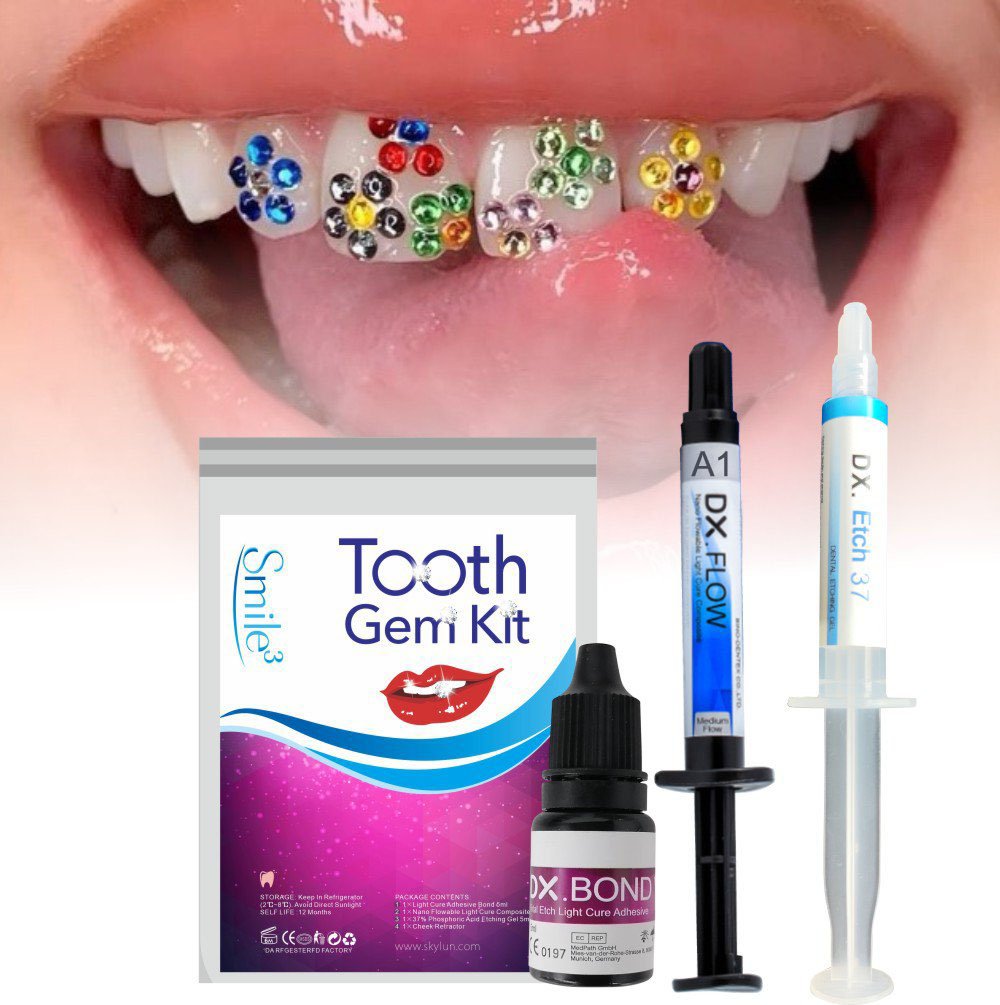 HOT Tooth Gem Kit Teeth Decora - огляд і ціна Teeth Whitening Remedies