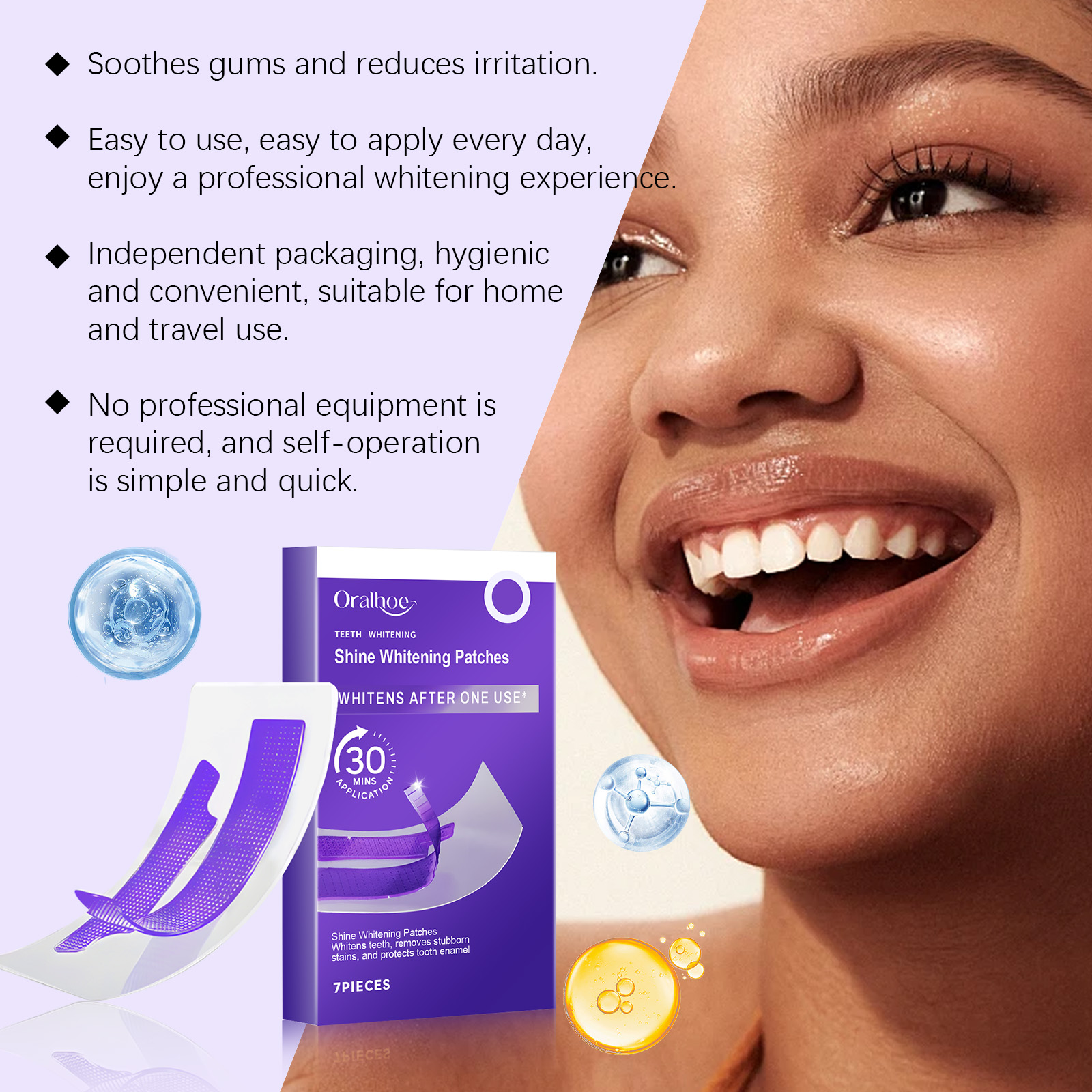 Purple Teeth Whitening Strips  - огляд і ціна Teeth Whitening/Bleaching