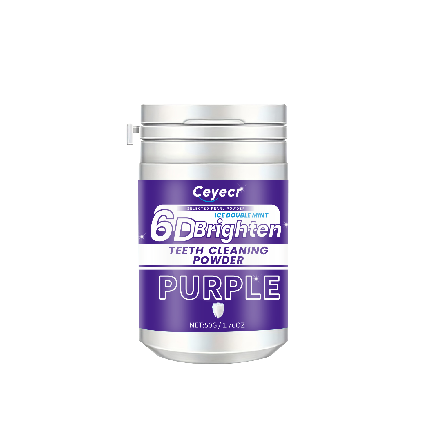6D WHITE purple Hydroxyapatite - огляд і ціна Teeth Paint Whitening