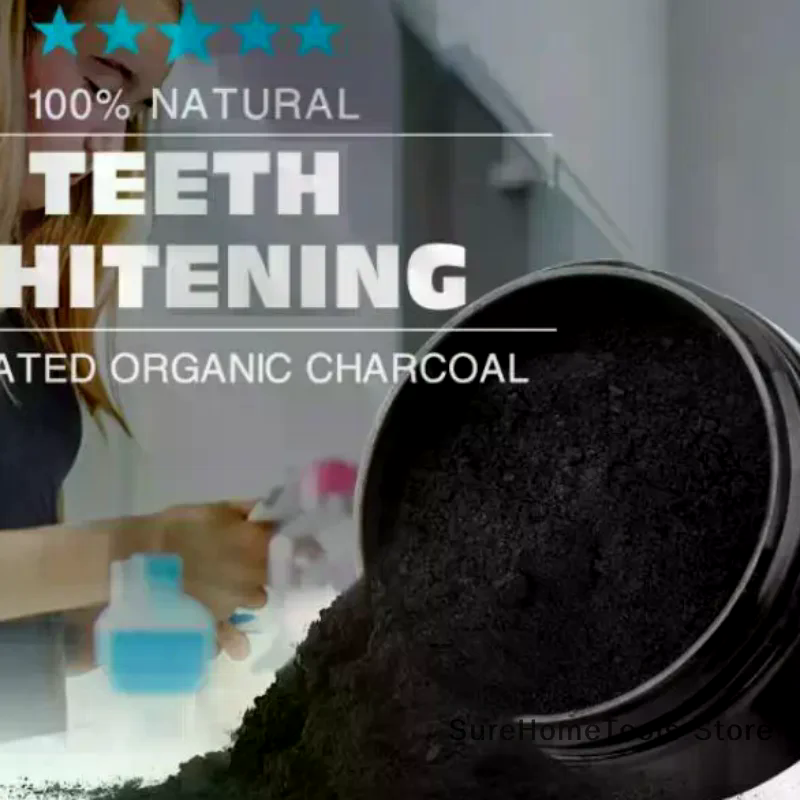 Bamboo Charcoal Powder For Tee - огляд і ціна Teeth Paint Whitening