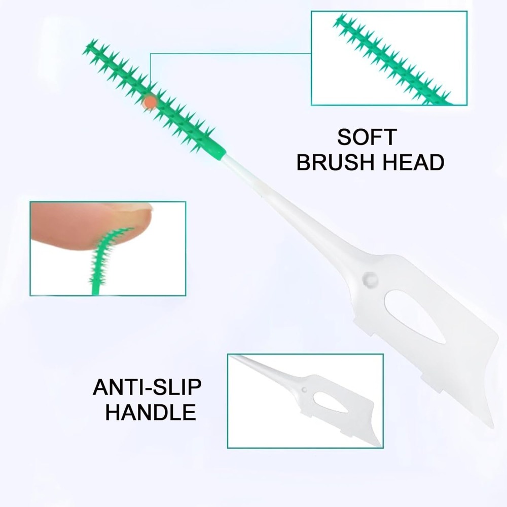 300Pcs Dual-Use Interdental Br - огляд і ціна Dental Floss Picks