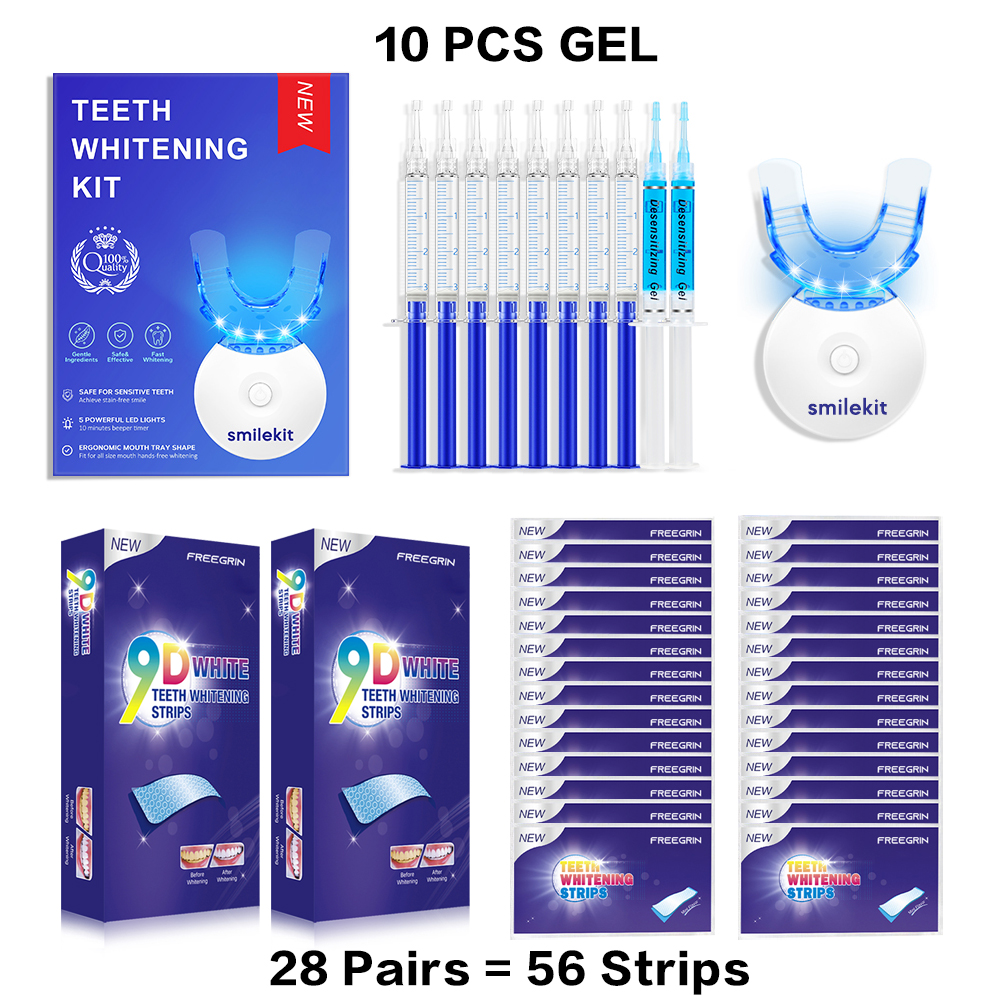 Teeth Whitening Kit - 5X LED L - огляд і ціна Teeth Whitening Gel