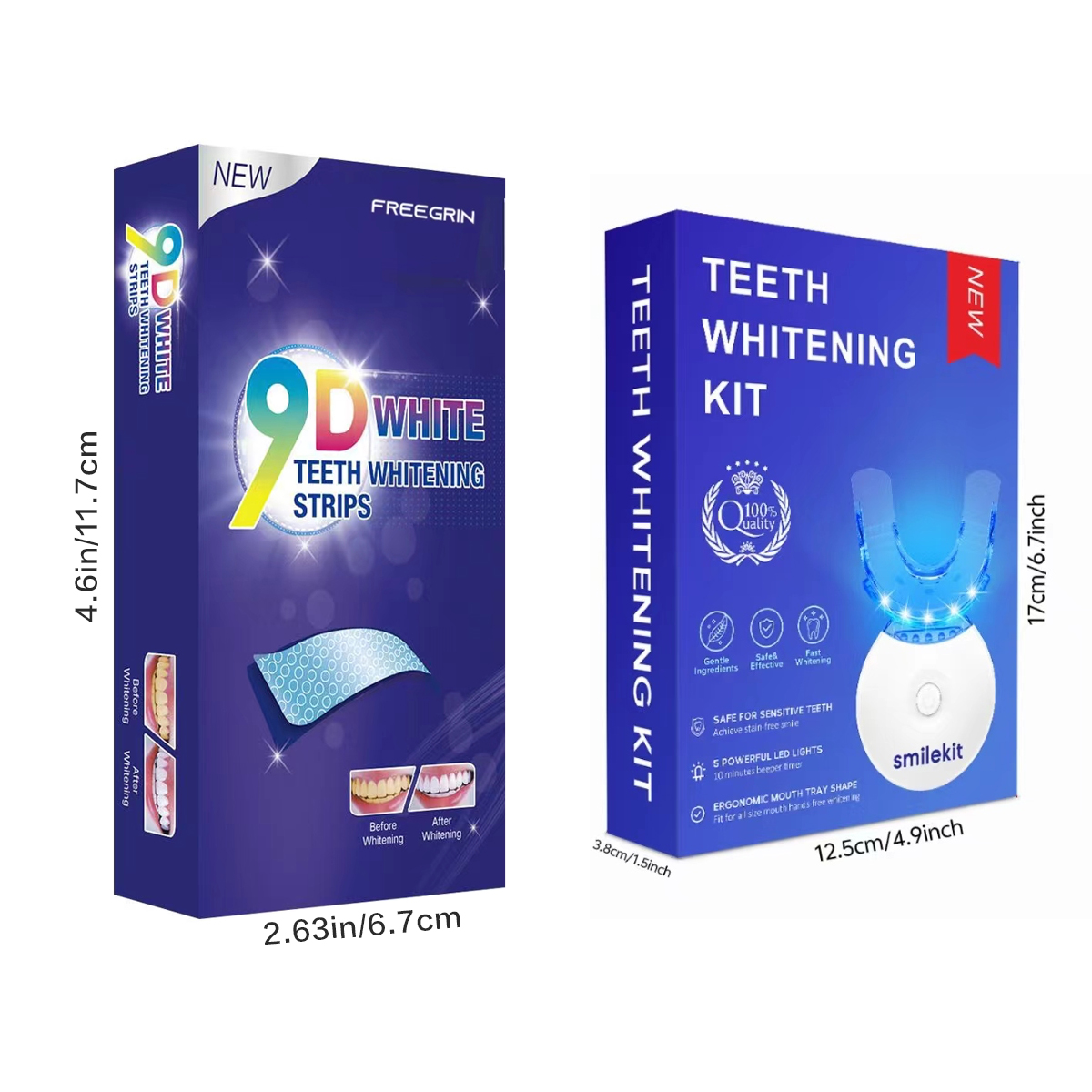 Teeth Whitening Kit - 5X LED L - огляд і ціна Teeth Whitening Gel