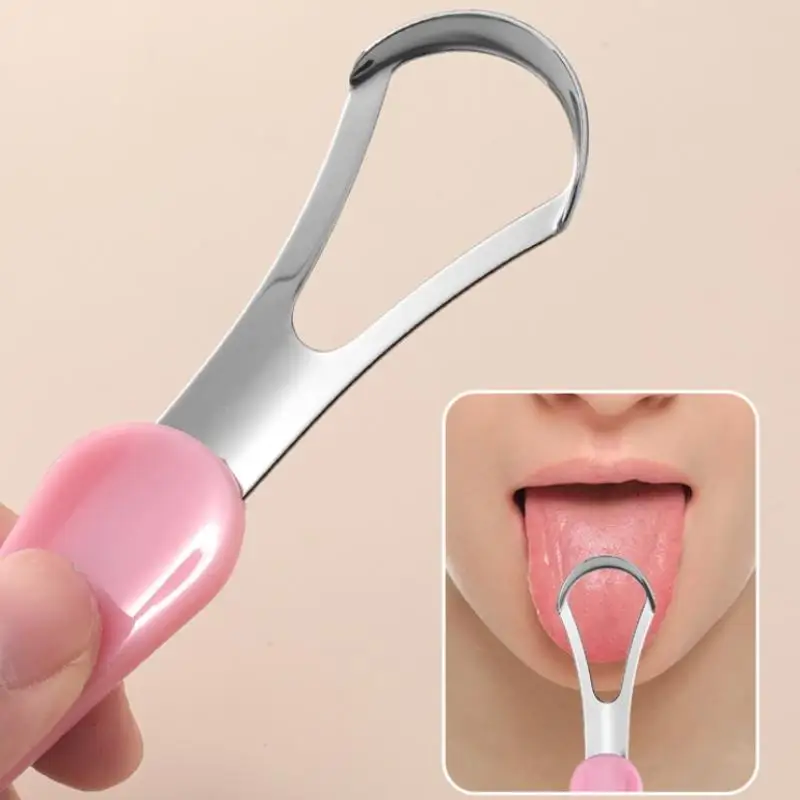 Tongue Scraper Cleaner For Adu - огляд і ціна Tongue Scraper Metal