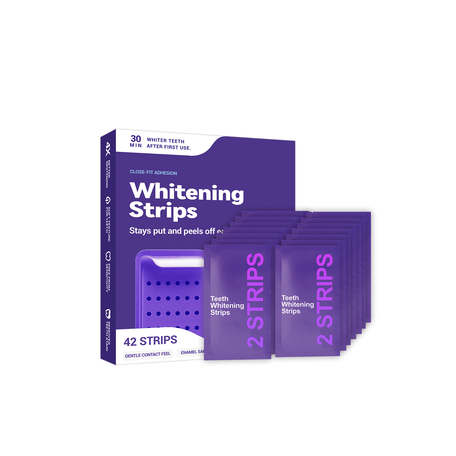 Purple Teeth Whitening Strips  - огляд і ціна Teeth Whitening/Bleaching