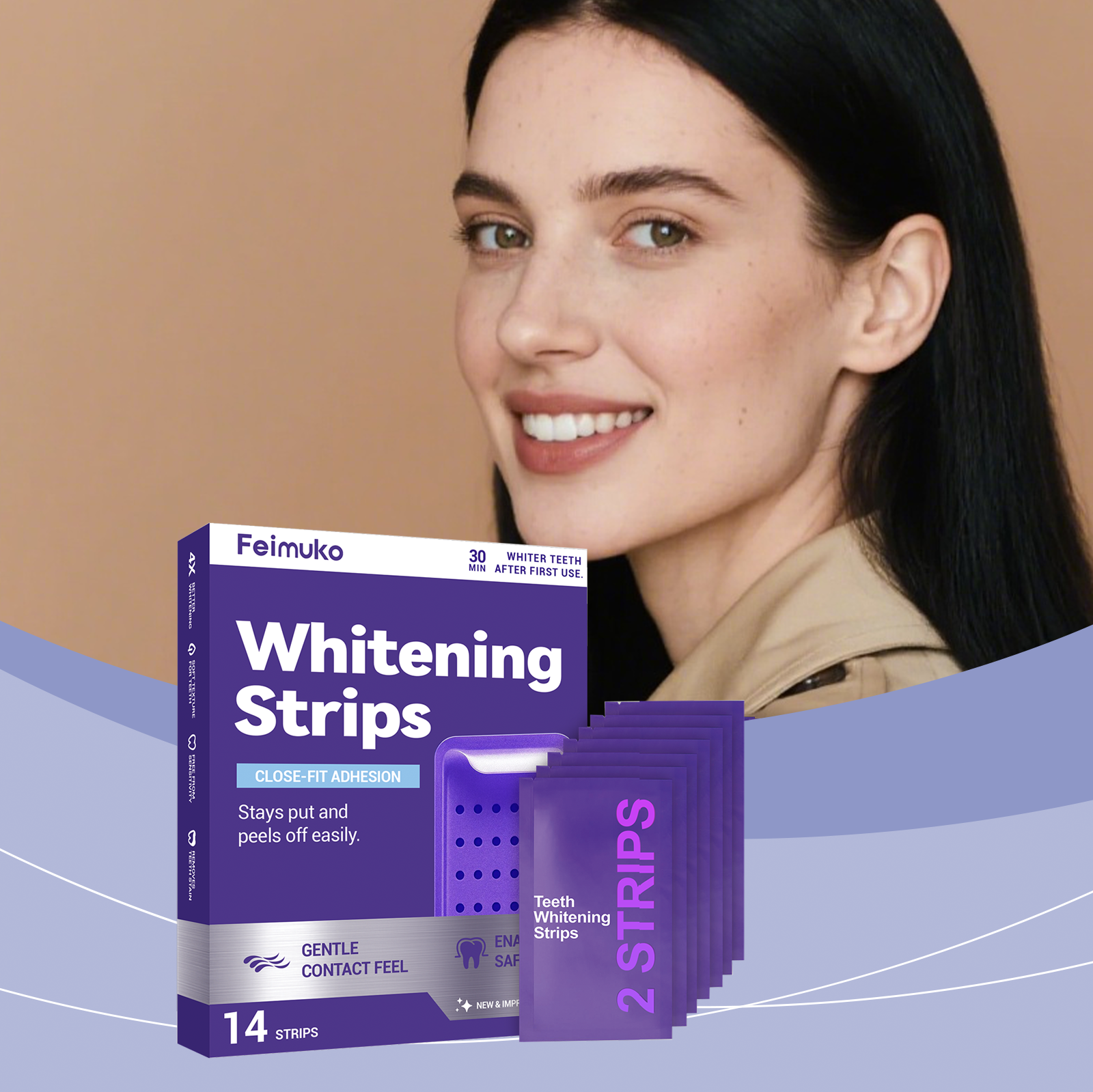 Purple Teeth Whitening Strips  - огляд і ціна Teeth Whitening/Bleaching