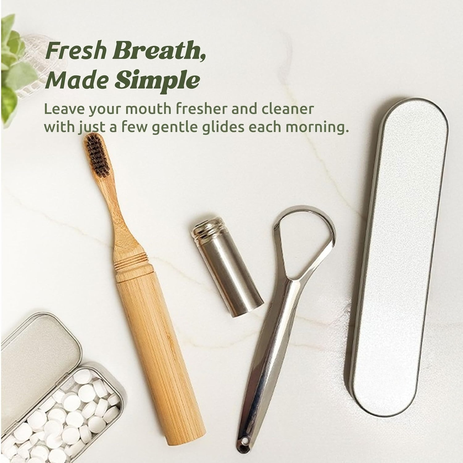 1/2pcs Stainless Steel Tongue  - огляд і ціна Tongue Scraper Metal