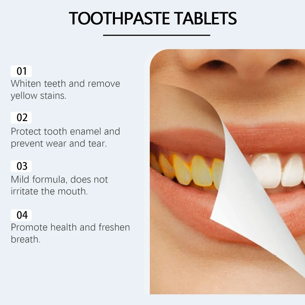 Whitening Toothpaste Tablests  - огляд і ціна Teeth Whitening Xylitol