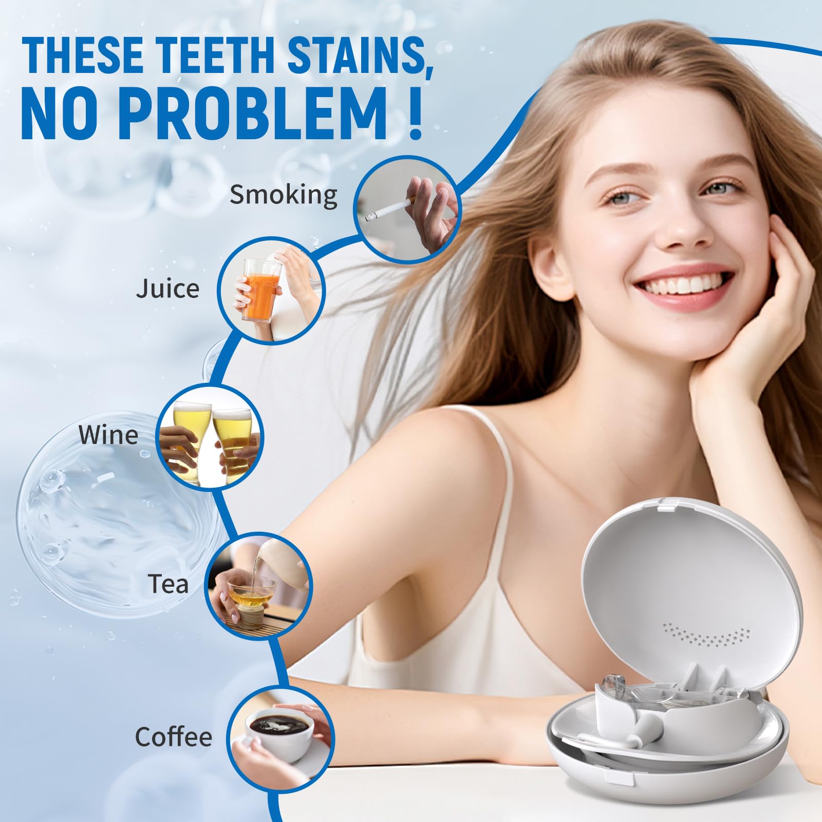 Teeth Whitening Kit 18 Diode R - огляд і ціна Teeth Whitening Blue Light