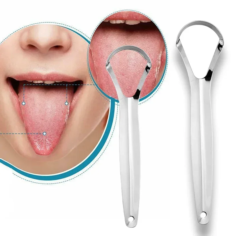 Halitosis Tongue Coating Tongu - огляд і ціна Tongue Scraper Metal