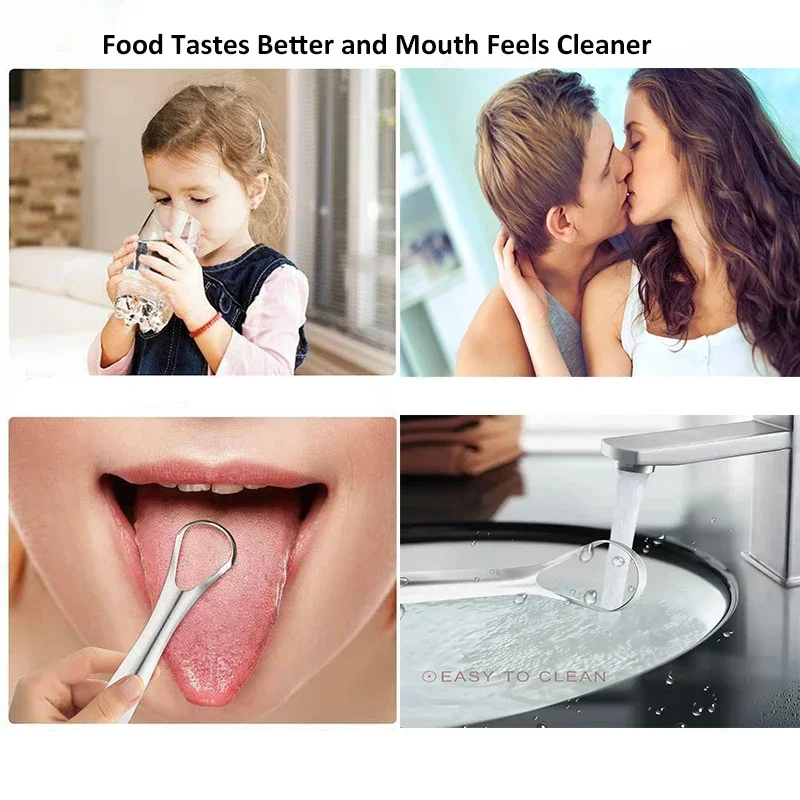 Halitosis Tongue Coating Tongu - огляд і ціна Tongue Scraper Metal