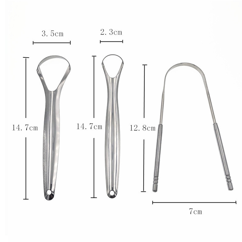Higher grade Stainless Steel T - огляд і ціна Tongue Scraper Metal