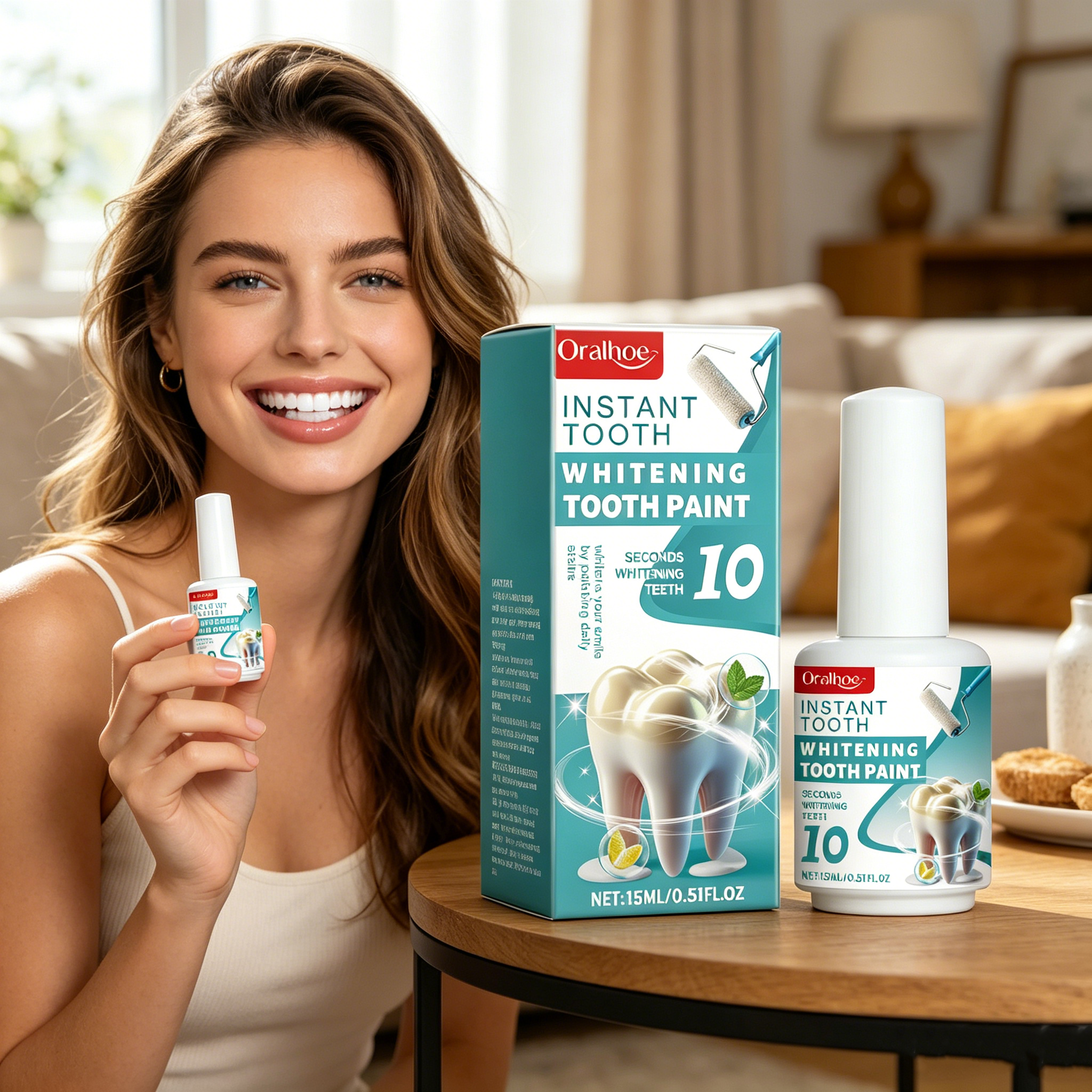 ORALHOE Instant White Tooth Pa - огляд і ціна Teeth Paint Whitening