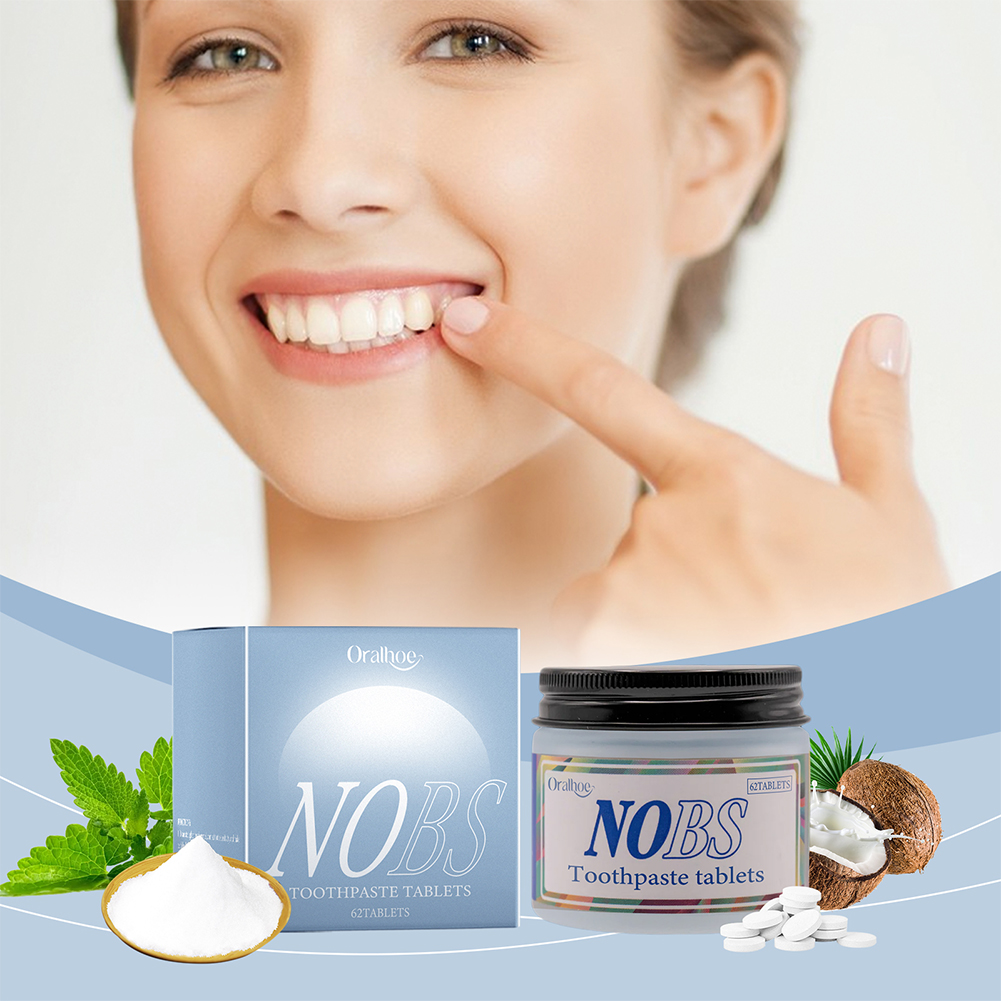 NOBS Toothpaste Tablets - Nano - огляд і ціна Teeth Whitening Xylitol