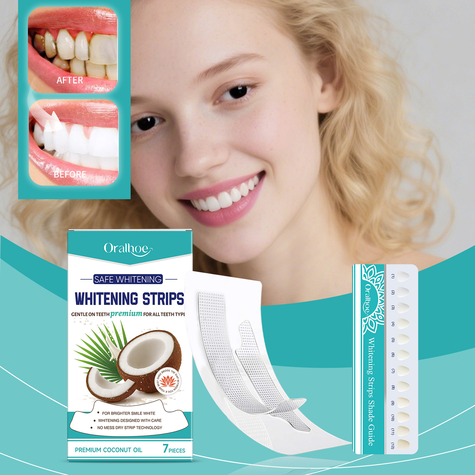 Tooth Whitening Strips Remove  - огляд і ціна Teeth Whitening Or Bleaching