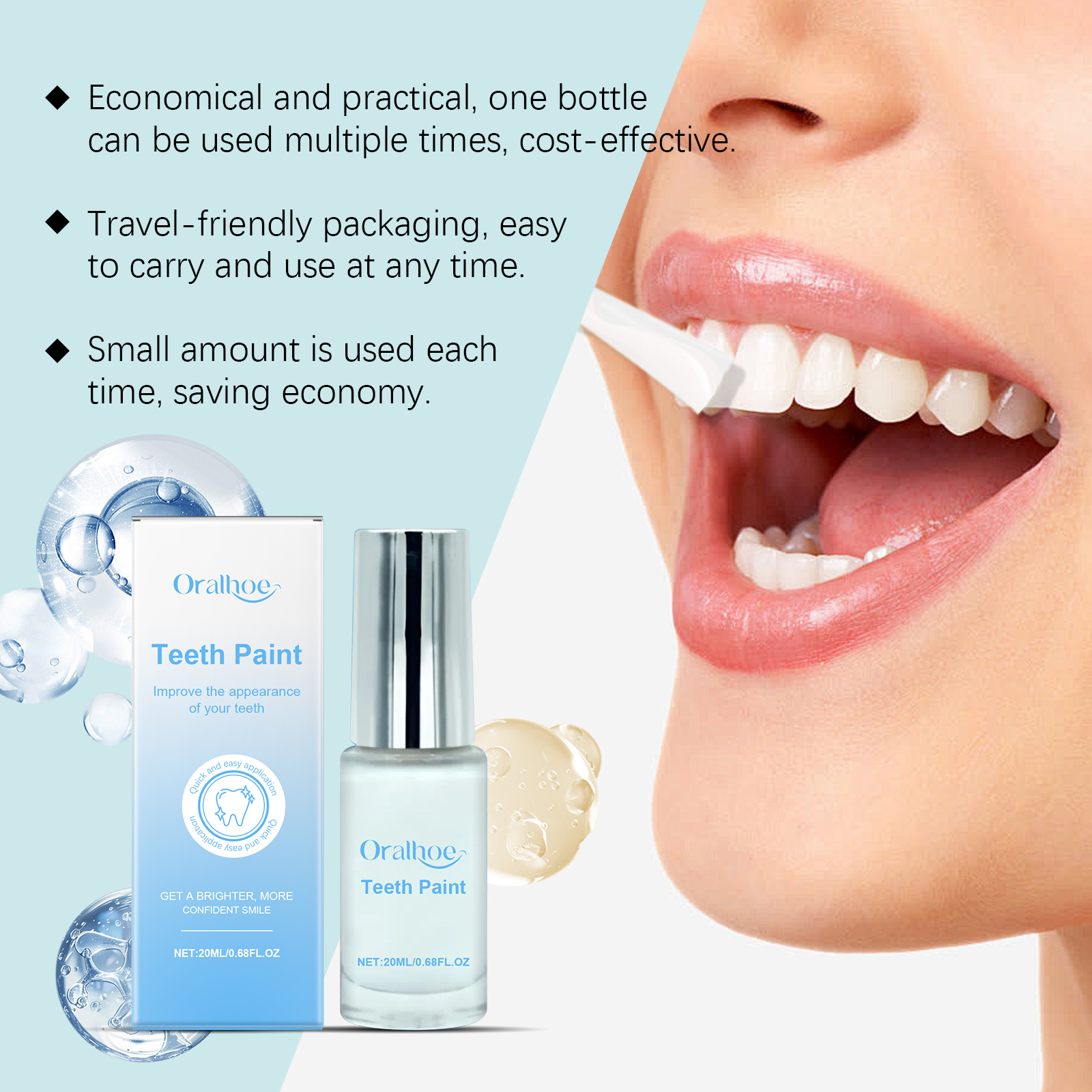 20ml Teeth Whitening Paint - I - огляд і ціна Teeth Paint Whitening