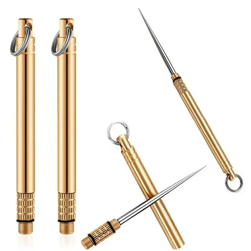 Titanium & Brass Toothpick, Po - огляд і ціна Dental Floss Picks