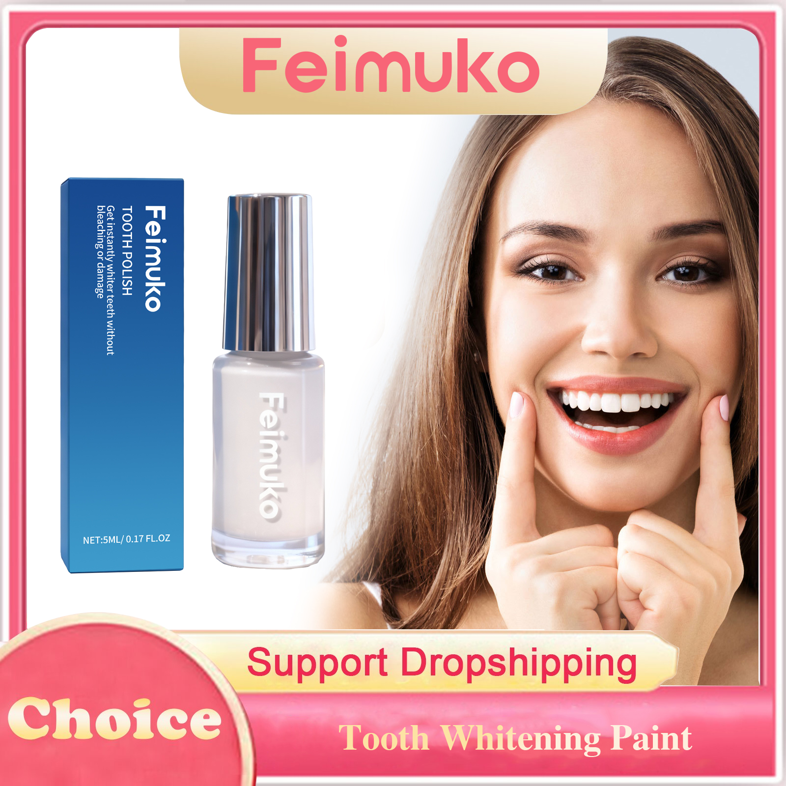 5ml Tooth Whitening Paint Remo - огляд і ціна Teeth Paint Whitening